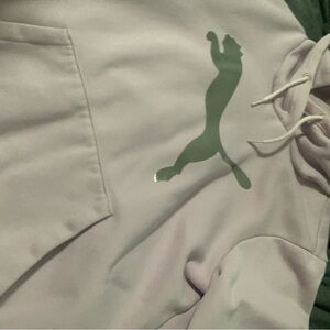 Puma Lavender Hoodie with Logo L